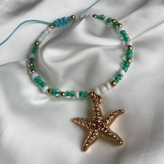 Beaded ankle bracelet