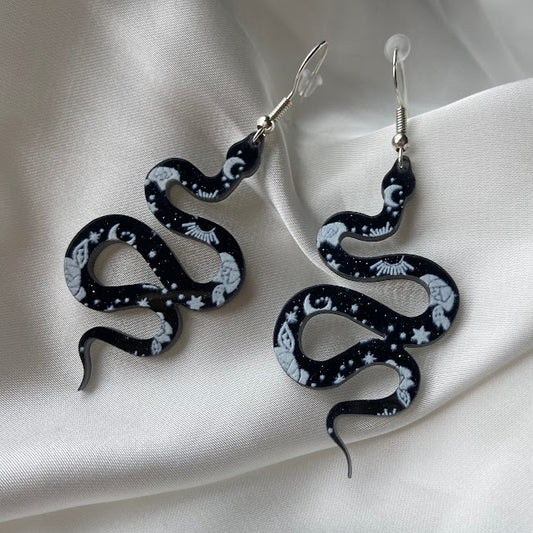 Enchantment Snake Earrings - Halloween Collection - SALE